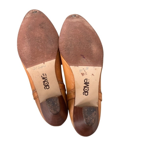 VTG ACME COWBOY BOOTS FESTIVAL harness concho Cowgirl Size 6.5M. Made in U.S.A - Picture 7 of 8